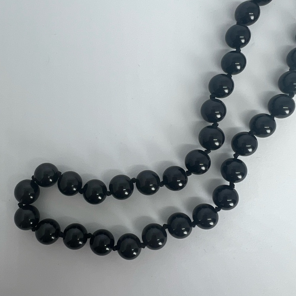 $ 10 add on item $ Fifth Avenue Collection Black Faux Pearls 32” NWT